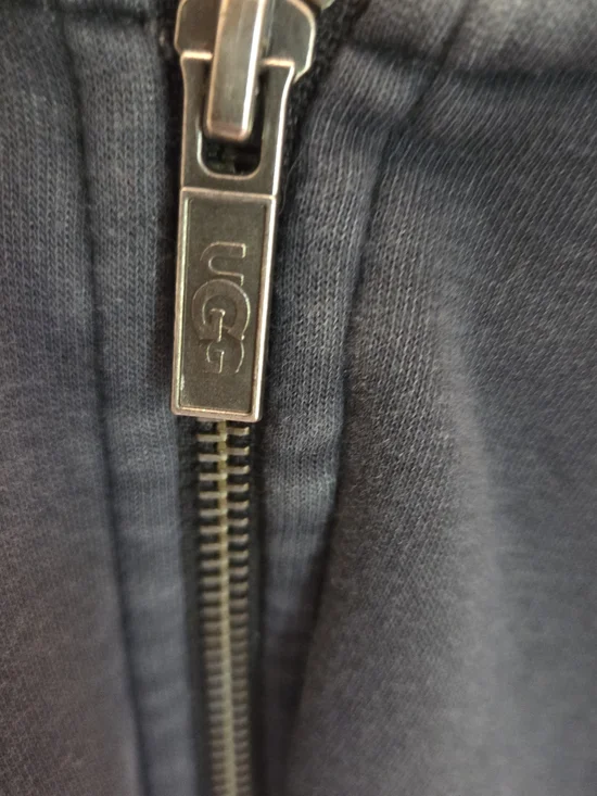 UGG Men's Slate Blue Full-Zip Hoodie - Picture 5 of 9